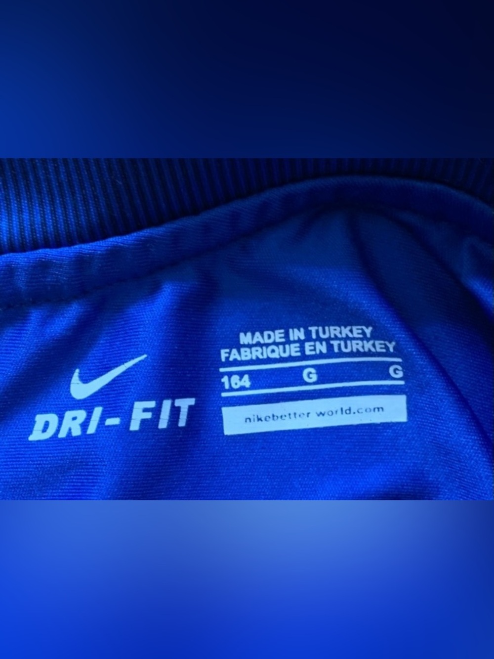 Nike France Soccer Blue Jersey Number 7 - Picture 9 of 14